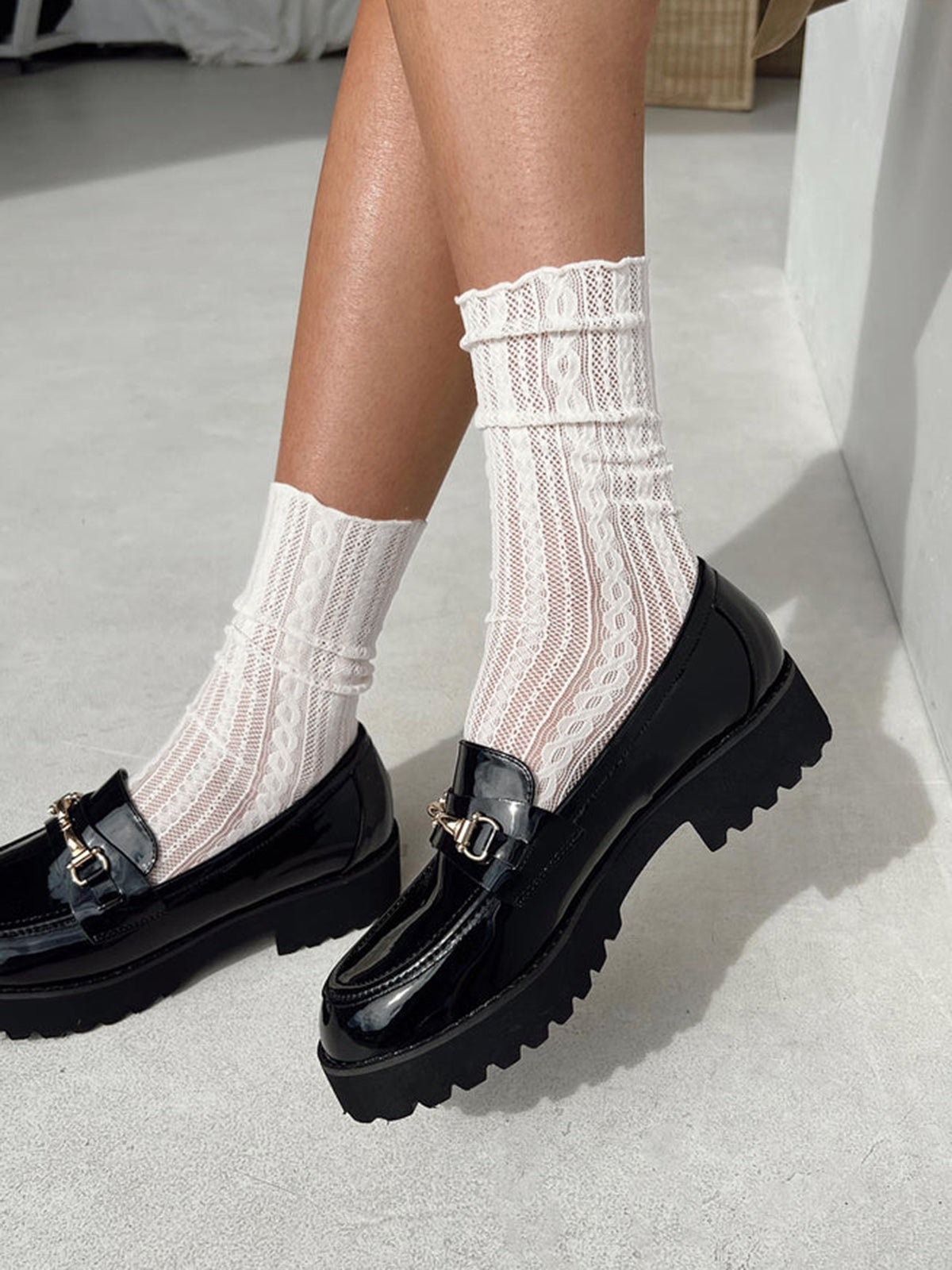 Dantel Çoraplar