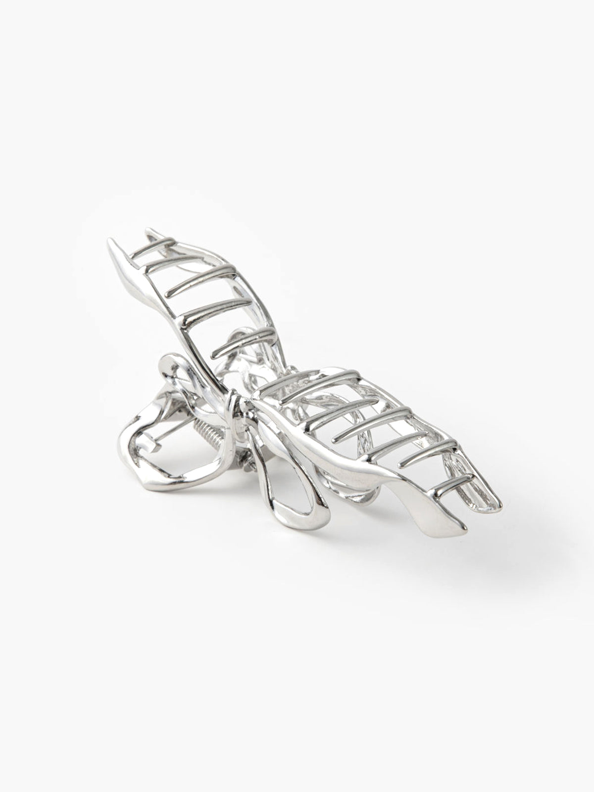 Düzensiz Metalik Fiyonk Saç Pençesi