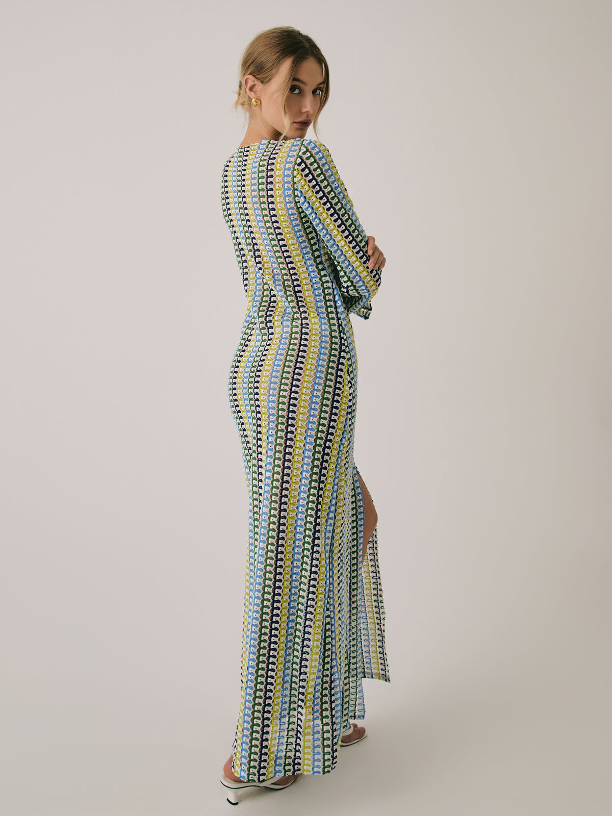 Tığ İşi Tatil Uzun Elbise