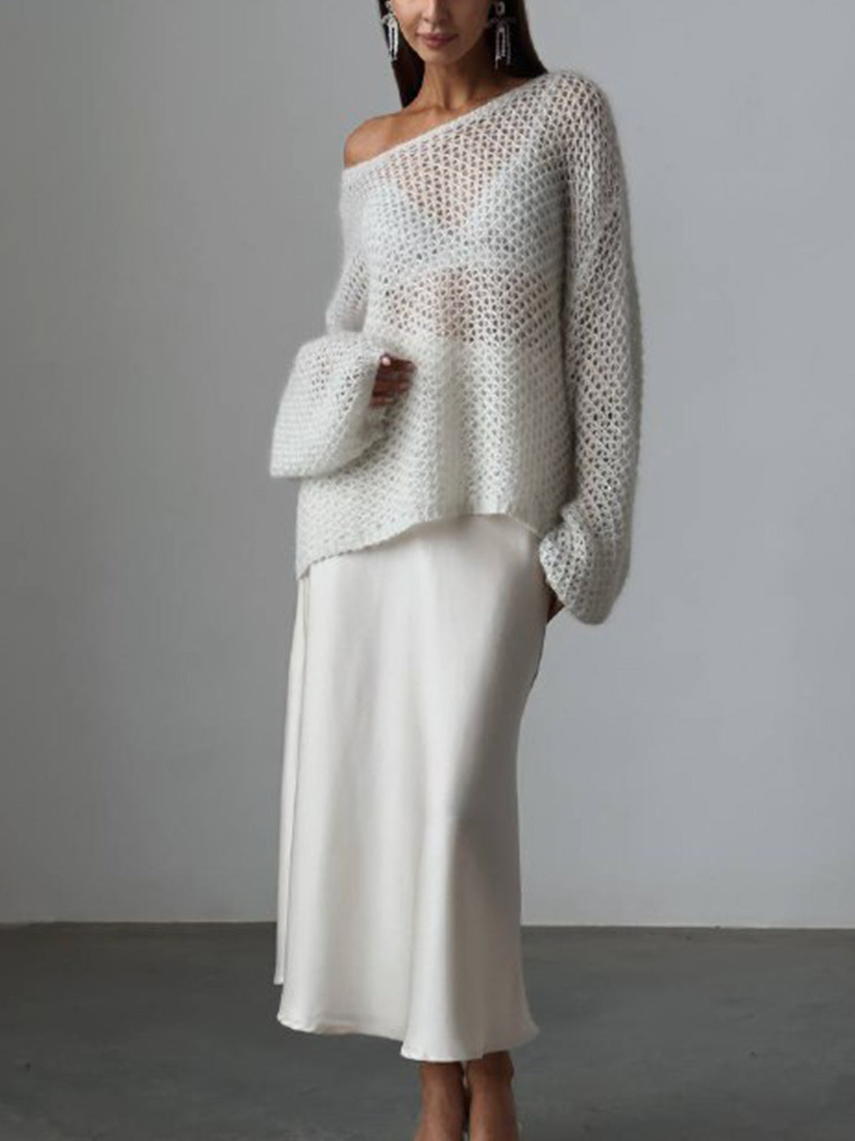 Büyük Boy Uzun Kollu Kazak