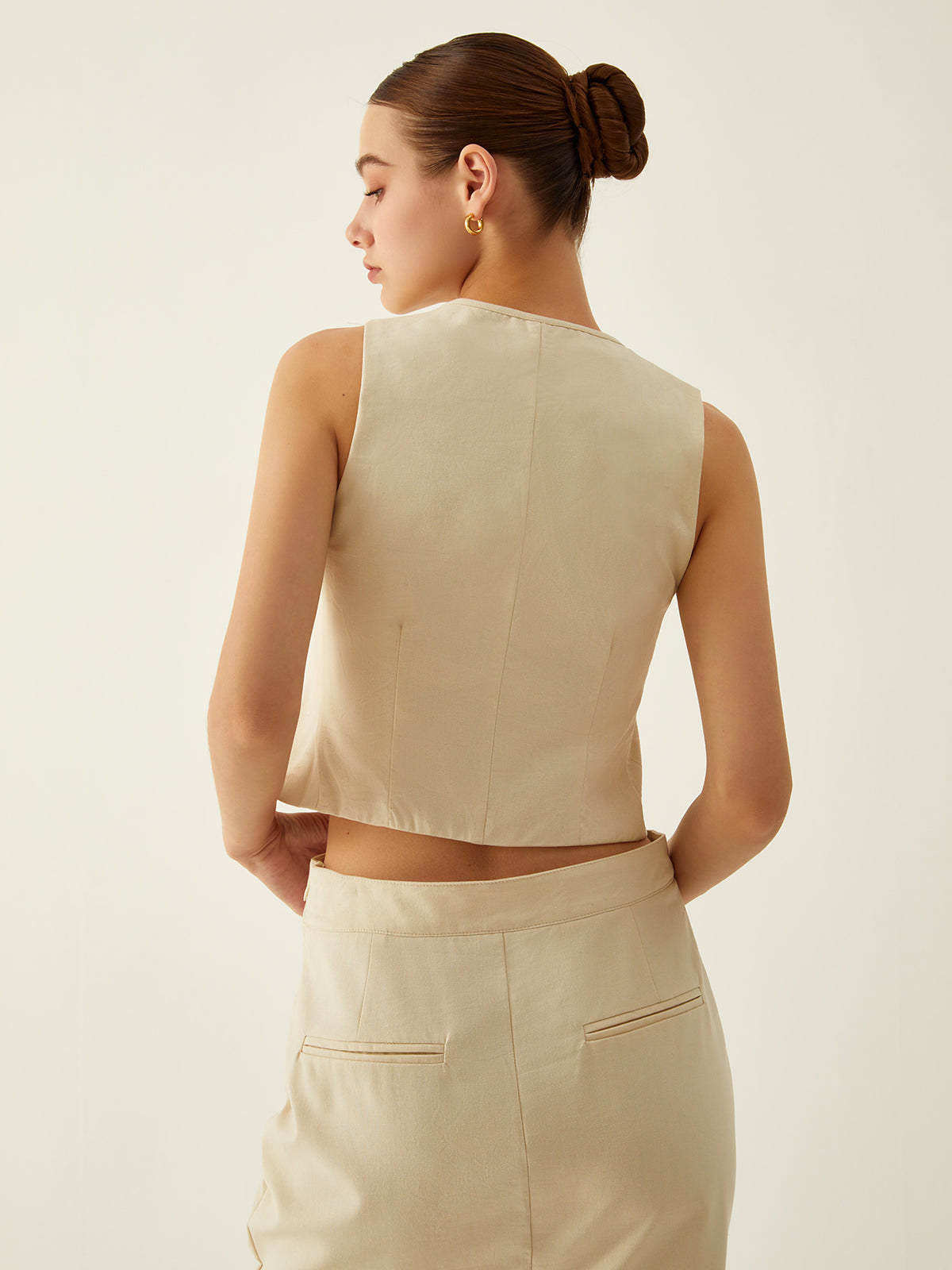 Kolsuz Ön Bağlamalı Yelek