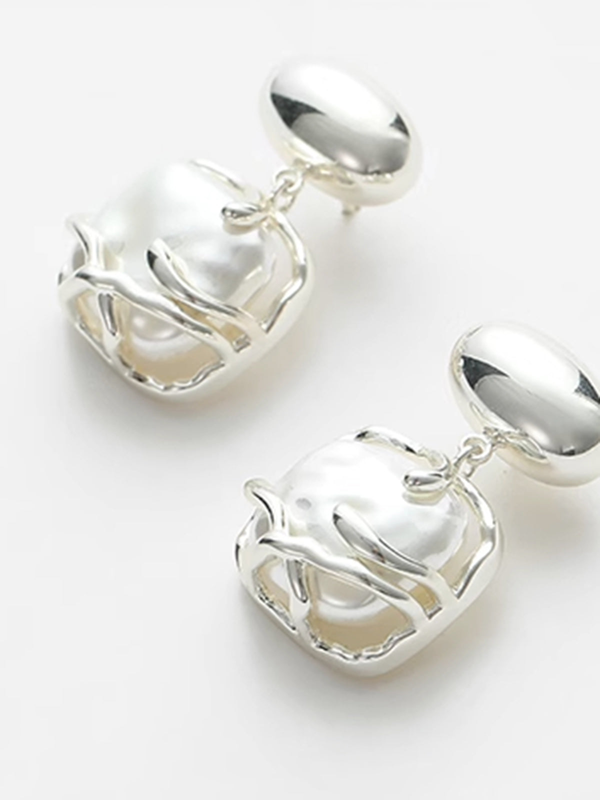 Barok İnci Kolye Küpeler