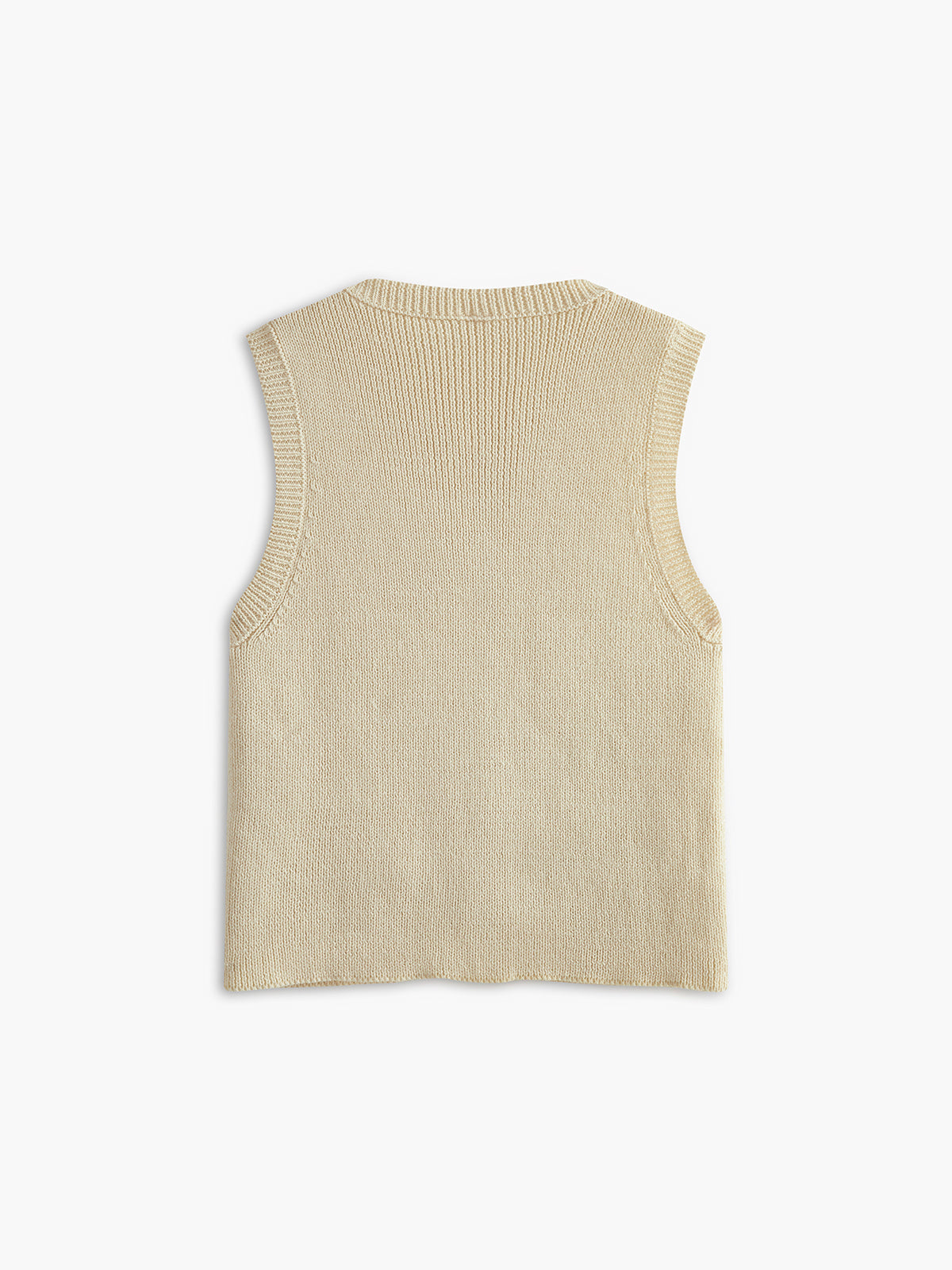 Düğmeli Cepli Kazak Yelek