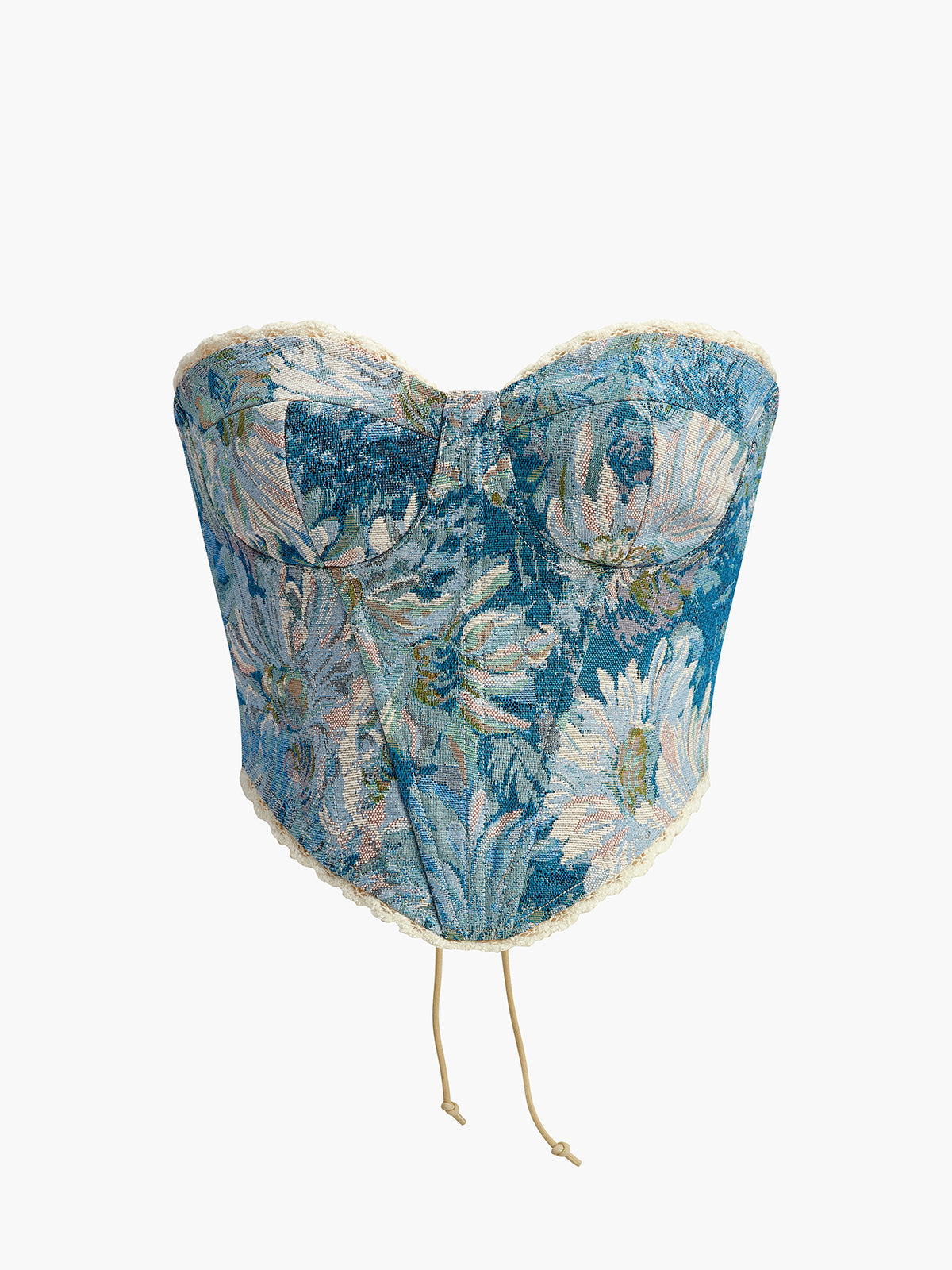 Çiçekli Bağcıklı Korse