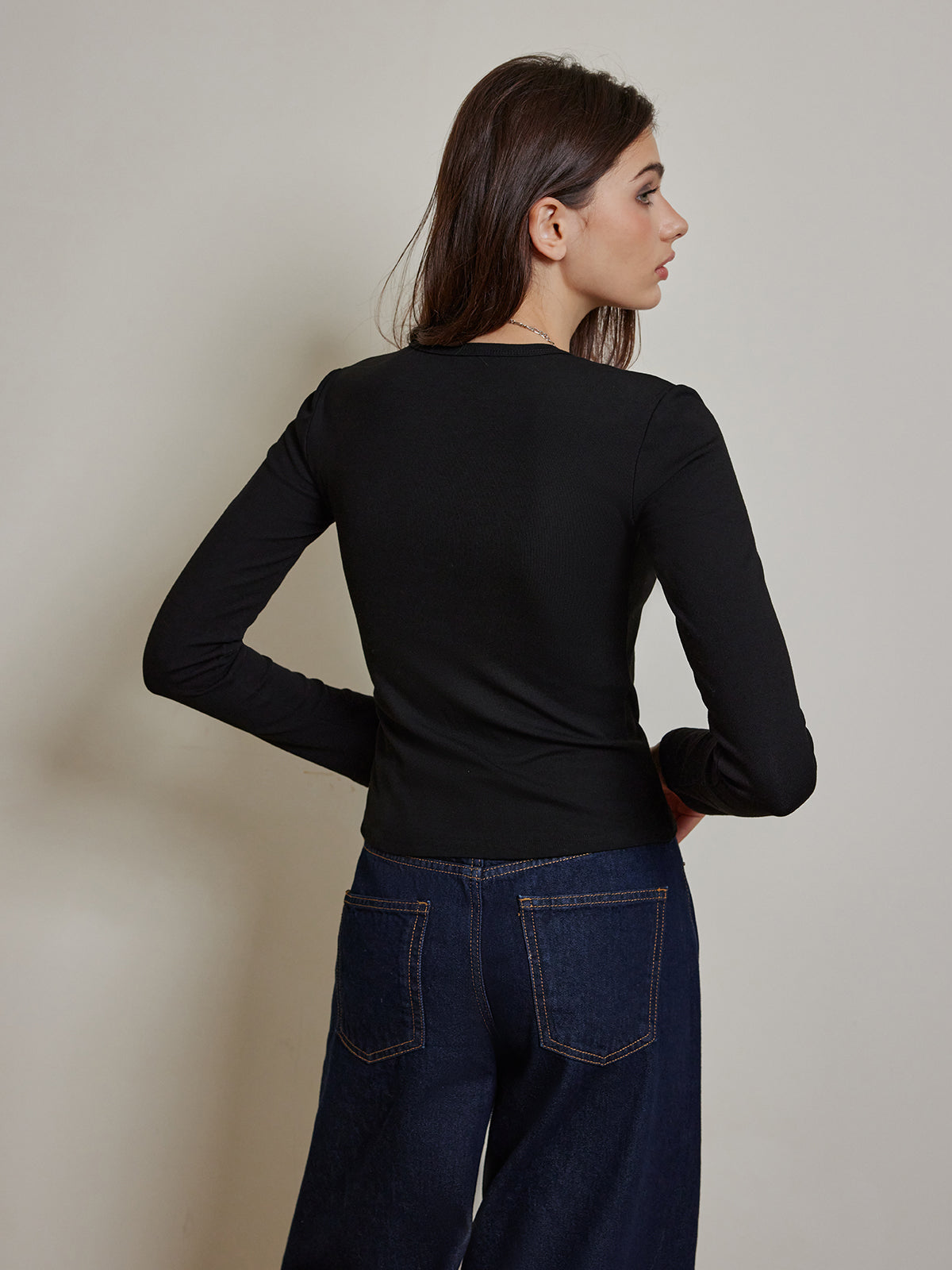 2'si 1 Arada Renk Bloklu Jersey Üst