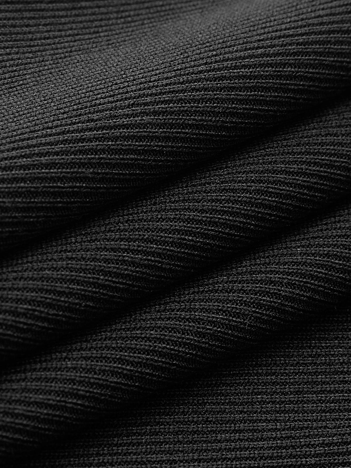 Volanlı İnce Örgü Uzun Elbise