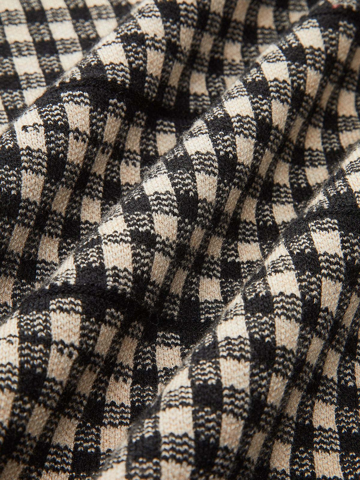 Kemerli Ekose Panelli Kazak Elbise