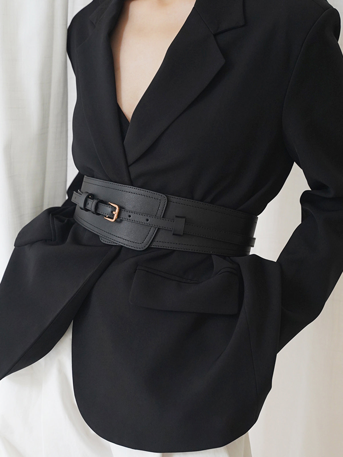 Büyük Boy İki Yönlü İnek Derisi Kemer