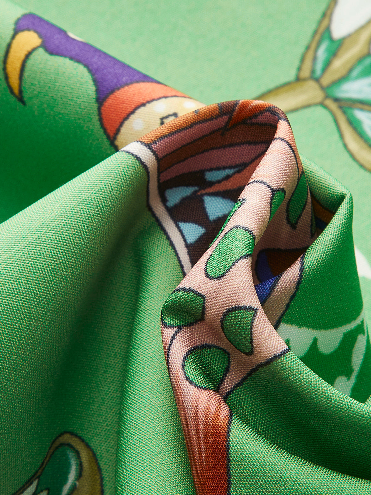 Boho Uzun Kollu Düğmeli Çiçekli Elbise