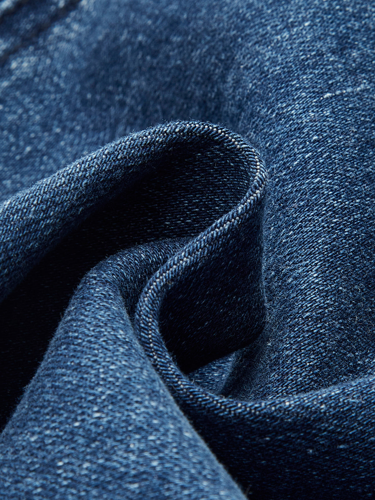 Yüksek Bel Cep Detaylı Geniş Paça Kot Pantolon