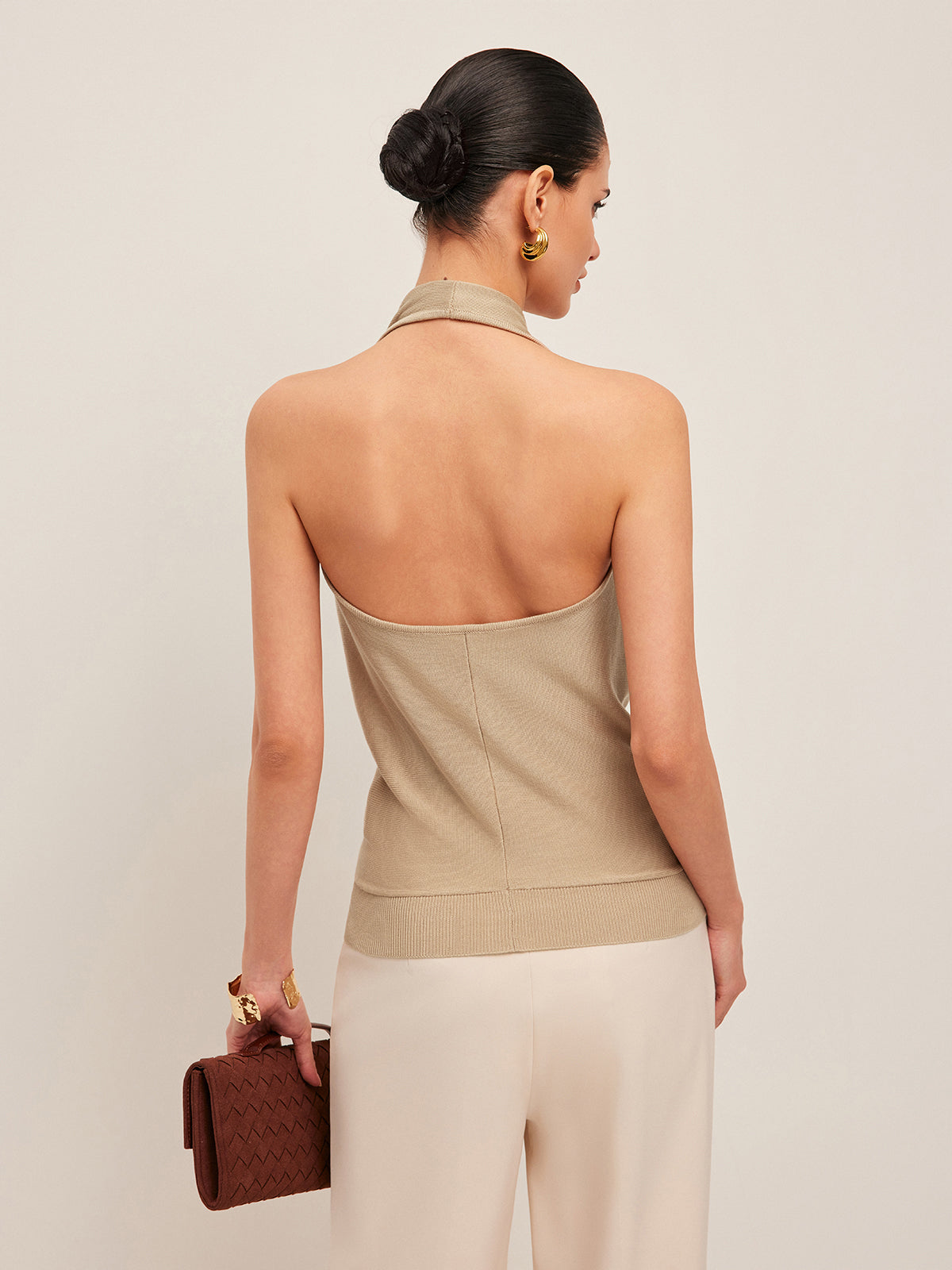 Kapüşonlu Yaka Askılı Üst