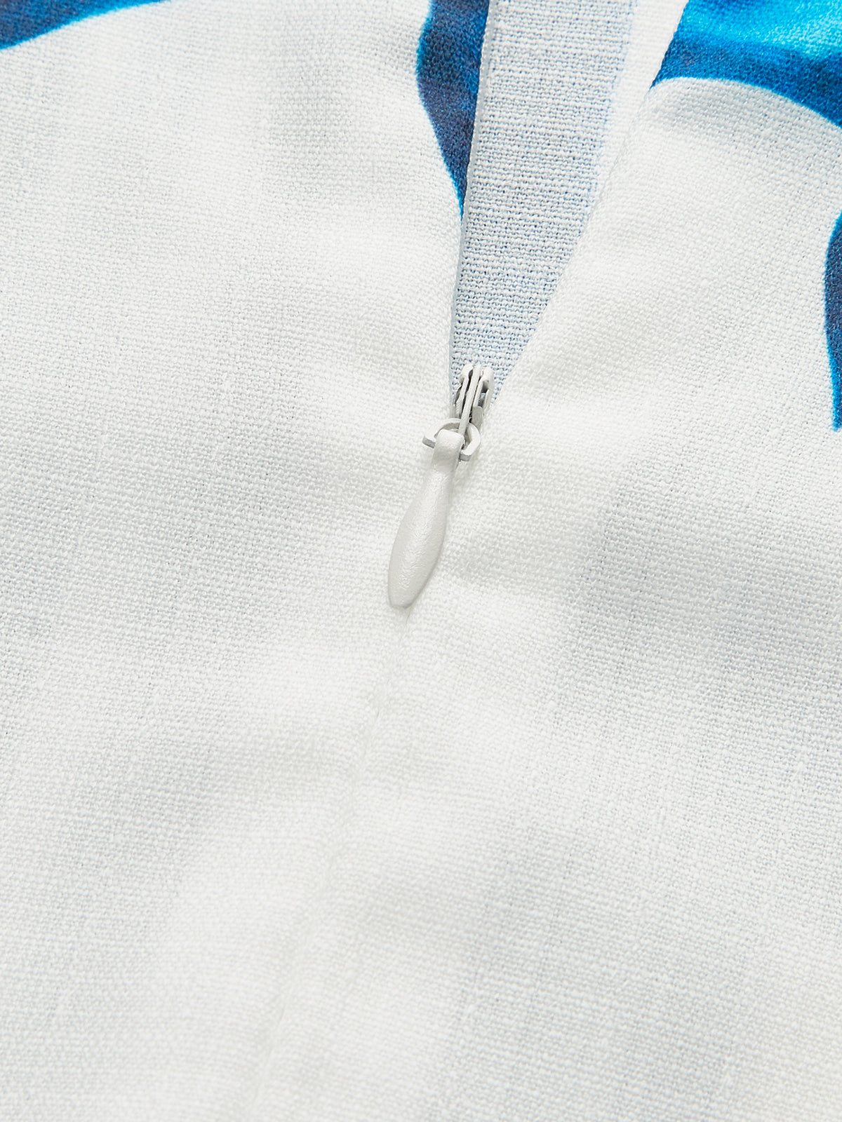 Straplez Çiçek Desenli Uzun Elbise