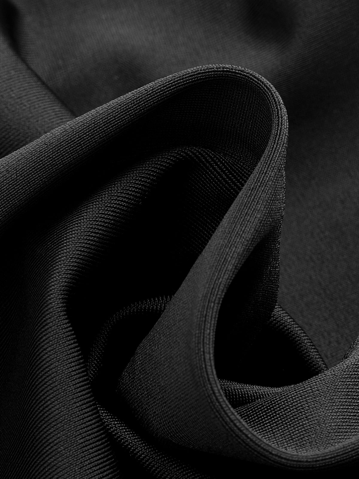 Derin V Yakalı Büzgülü Tek Parça Mayo