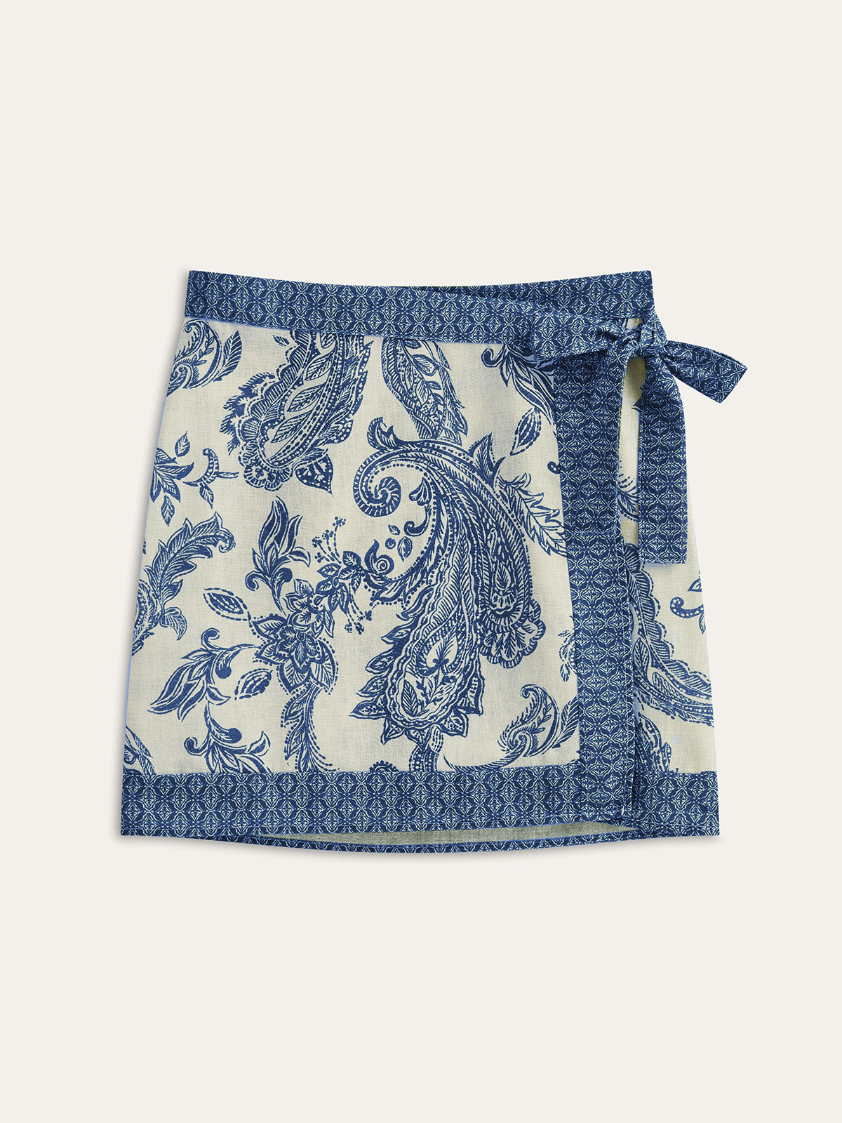 Paisley Desenli Sarma Etek