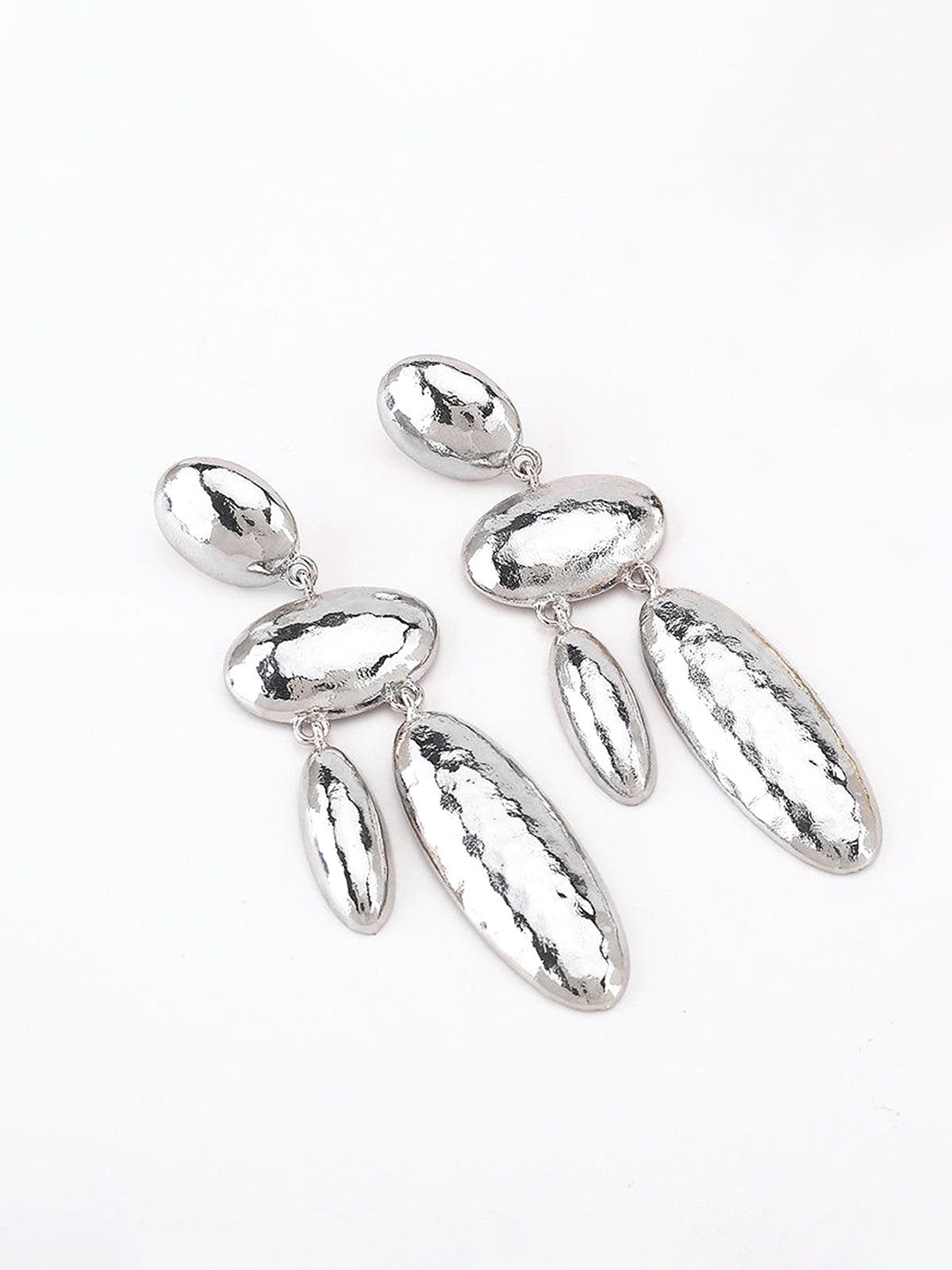 Uzun Alaşım Geometrik Damla Küpeler