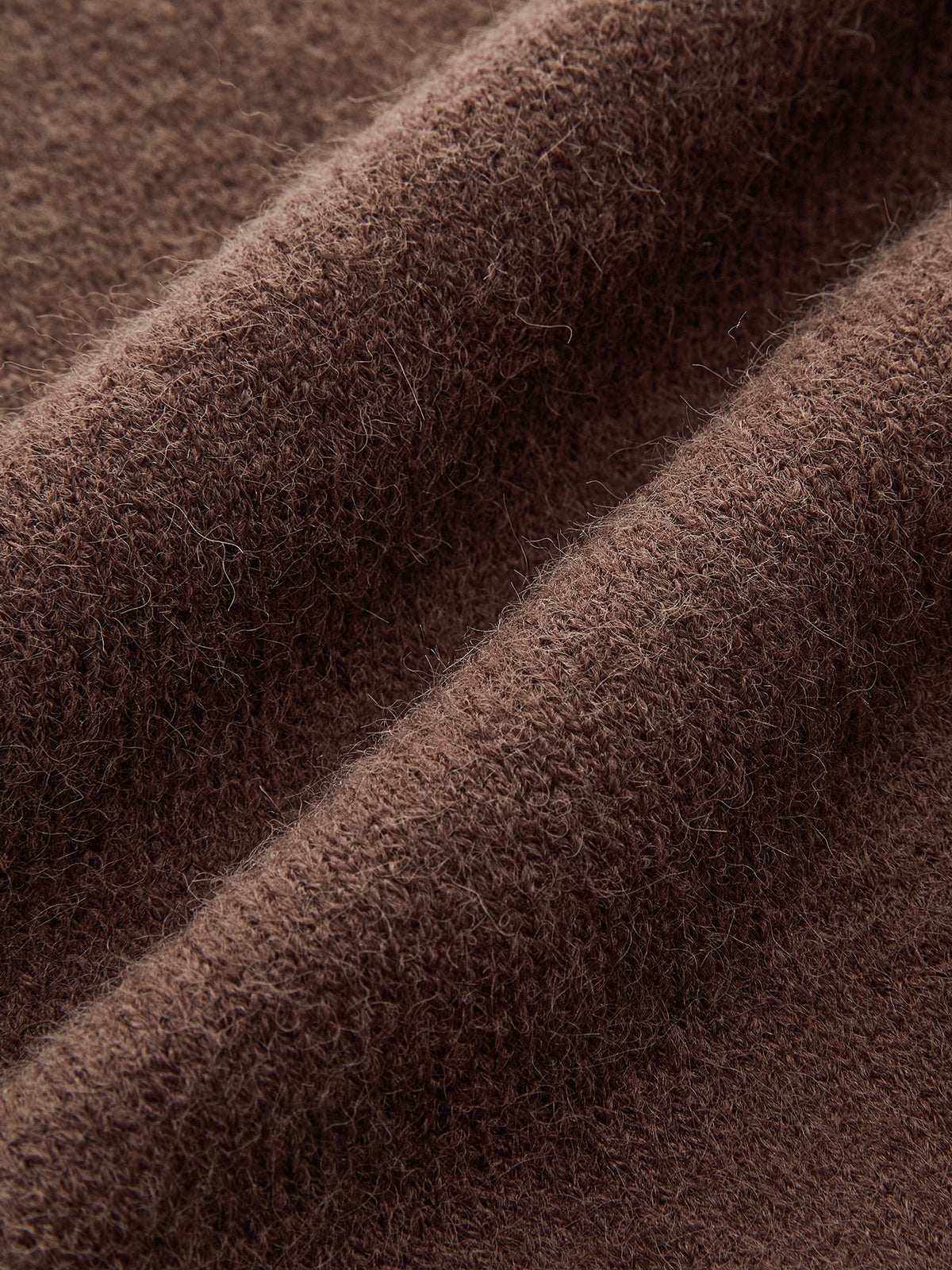 Yuvarlak Yakalı Önü Düğmeli Örgü Hırka