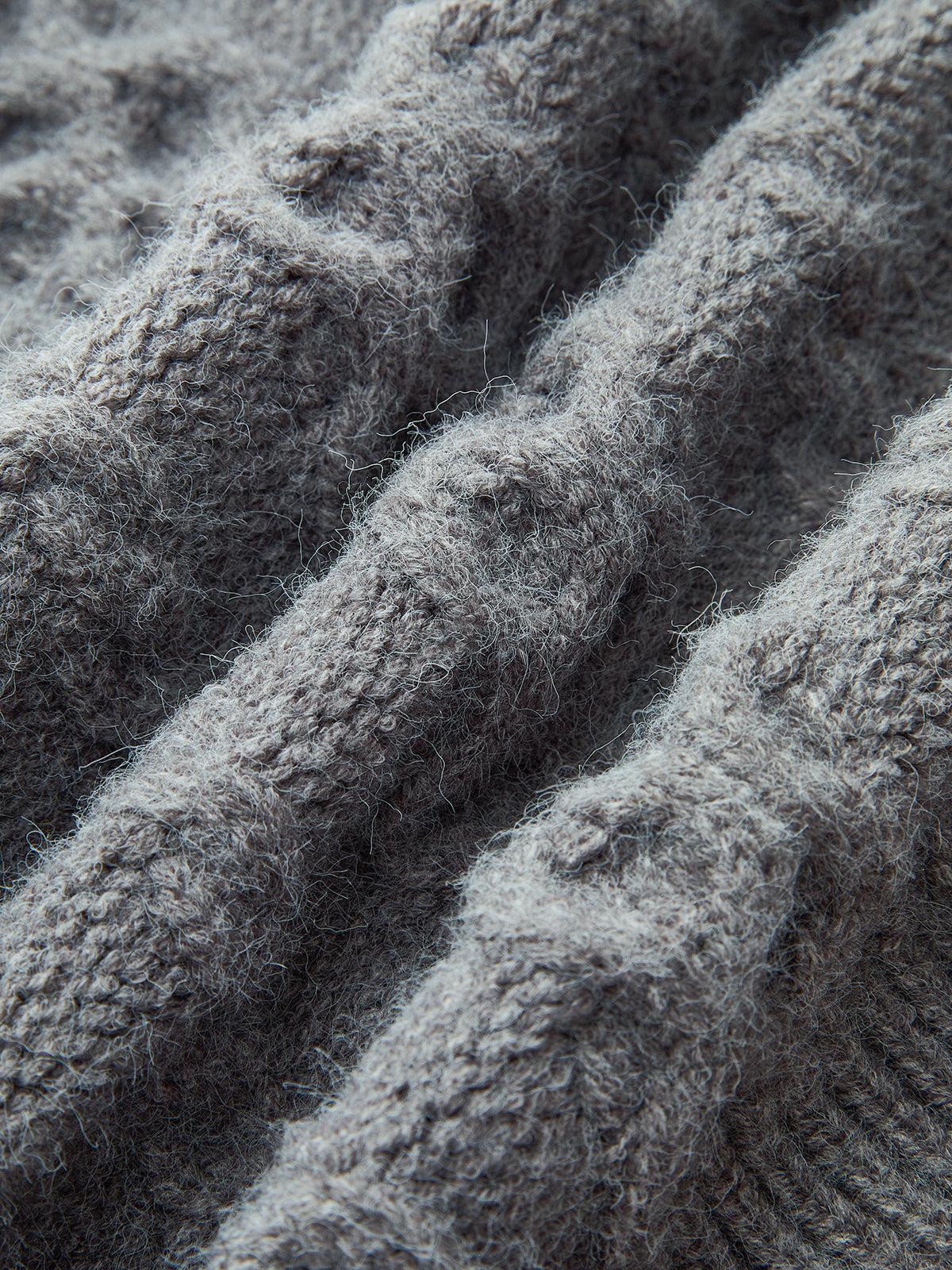 Kablo Örgülü Kolsuz Kazak Yelek