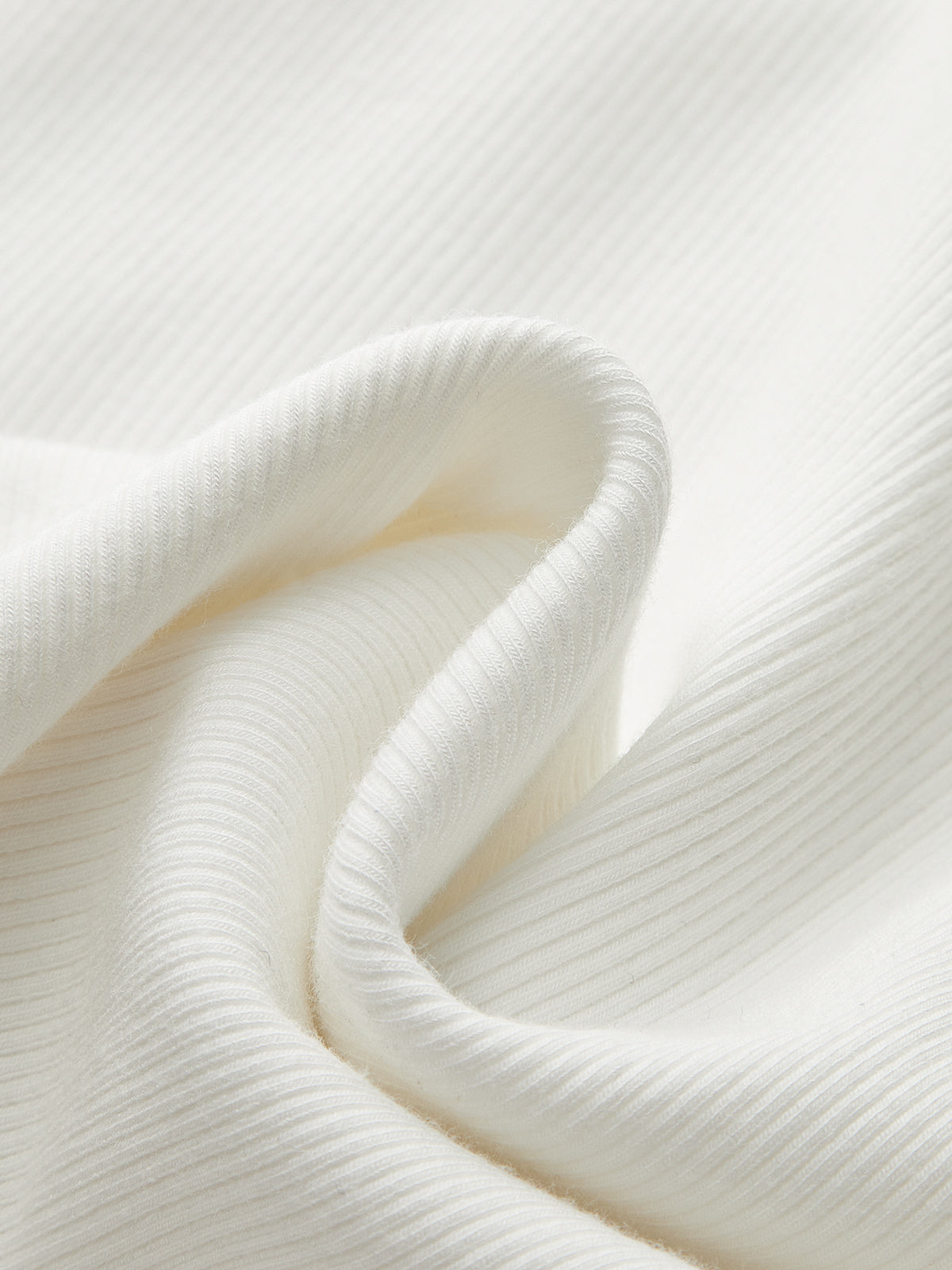 Kaburga Örgü Yuvarlak Yaka Atlet