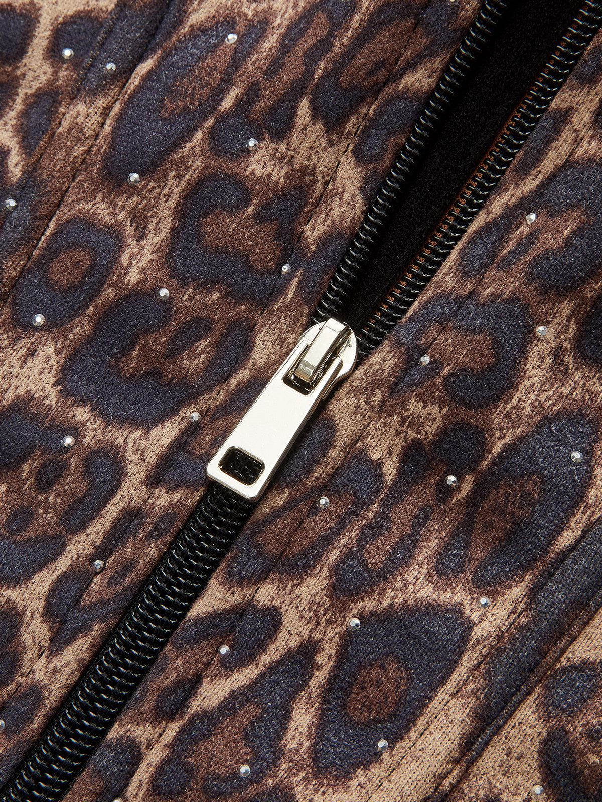 Leopar Desenli Korse Üst