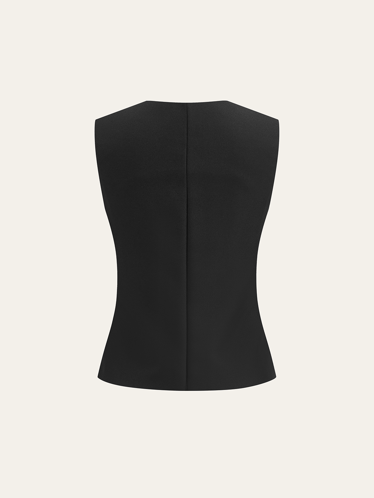 Metal Düğmeli Kolsuz Yelek