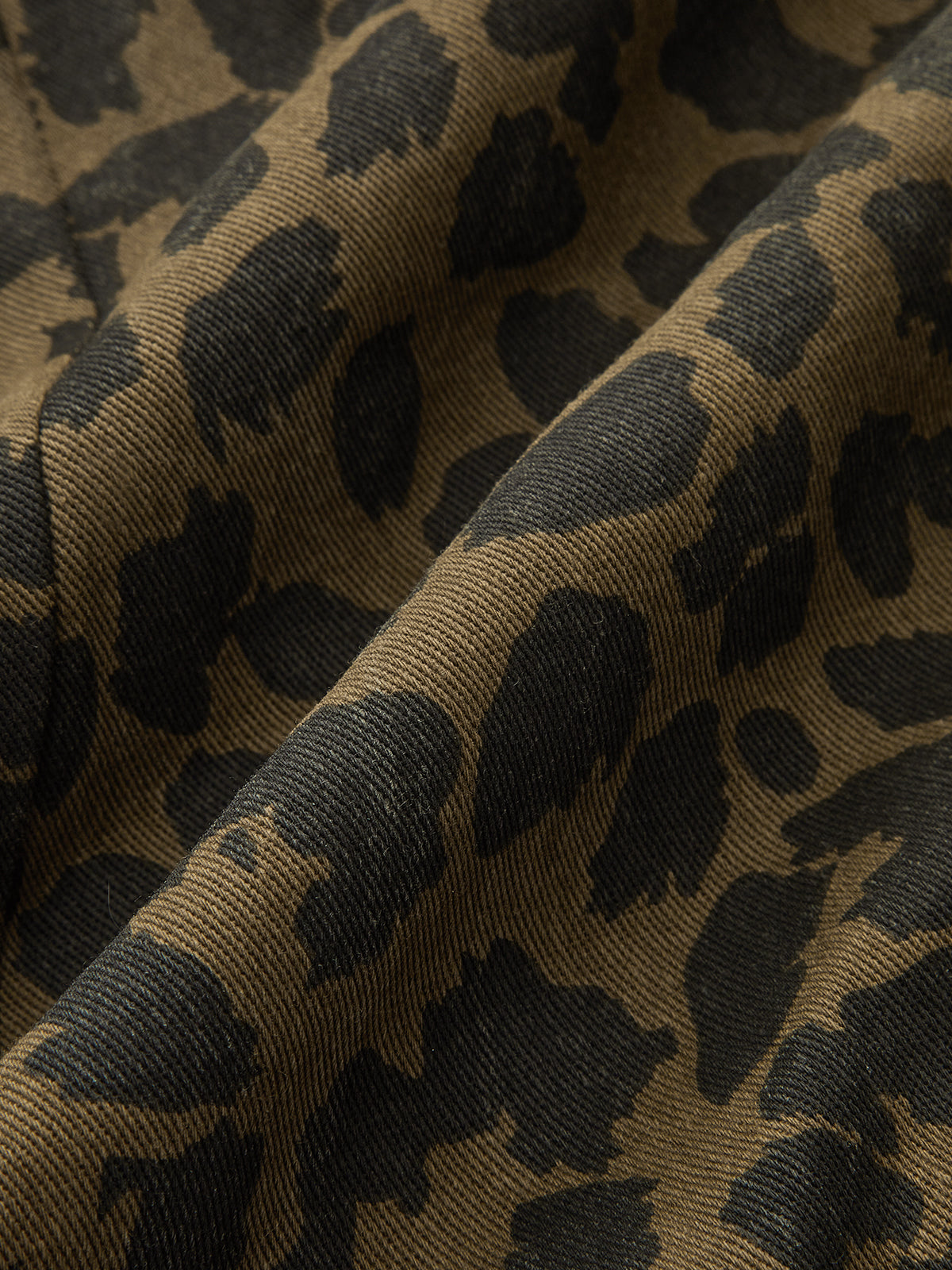 Leopar Desenli Pamuklu Balon Pantolon