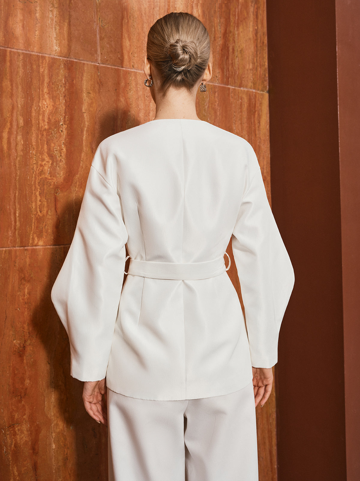 Kemerli Fener Kollu Blazer