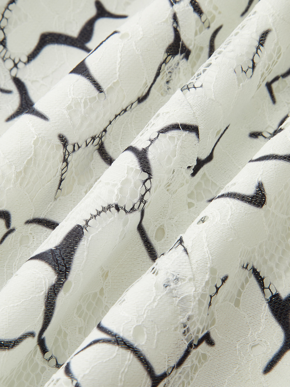 Çift Kemerli Balon Kollu Dantel Uzun Elbise