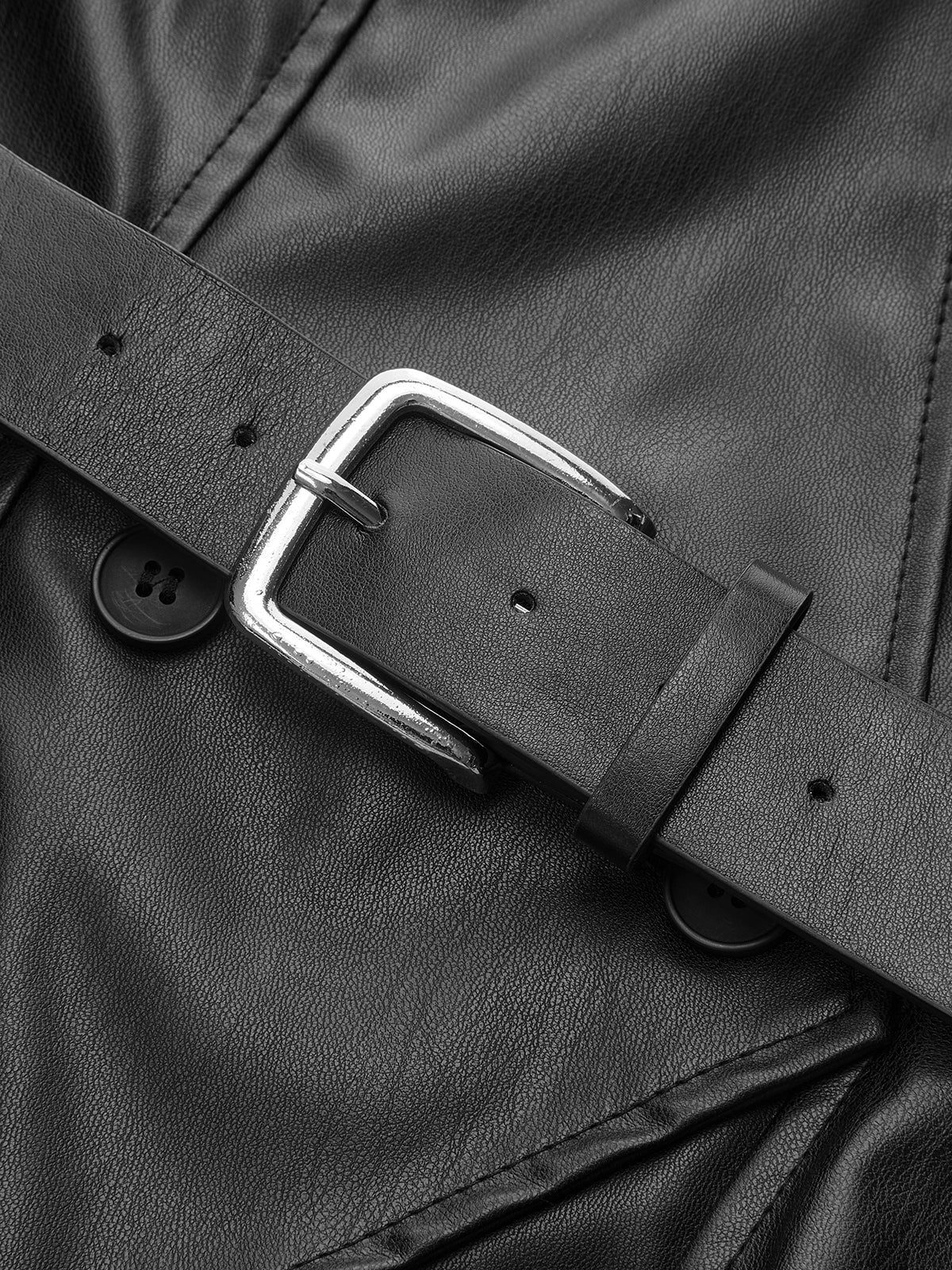 Suni Deri Kemerli Yelek