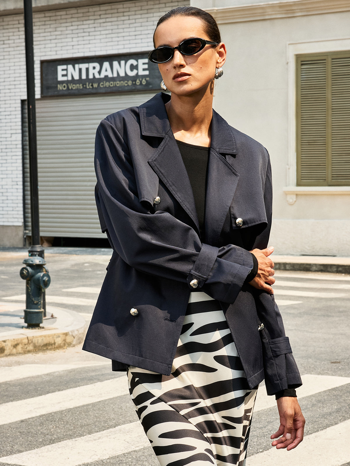 Kruvaze Kemerli Trençkot