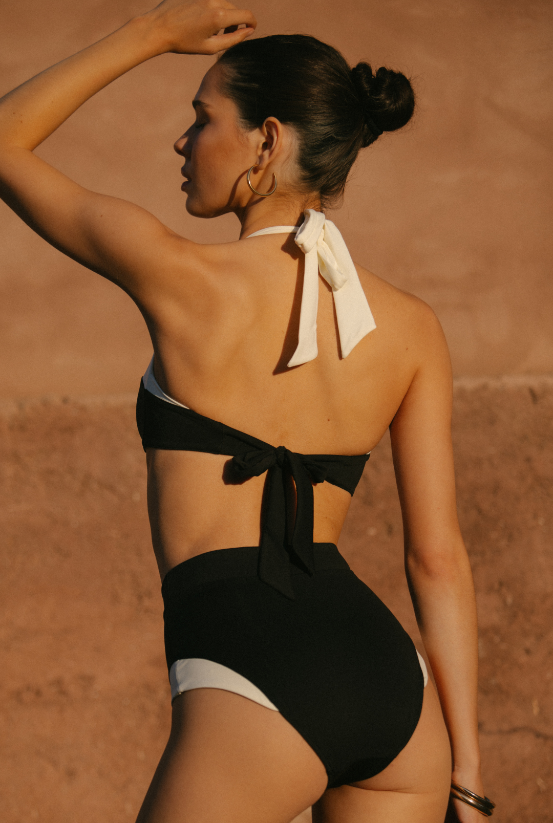 Côte d'Azur Bikini Altı - Siyah/Fildişi PYRATEX®