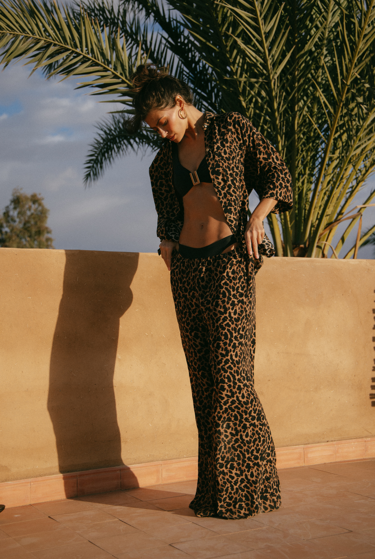St. Barts Pantolonolon - Leopar Desen