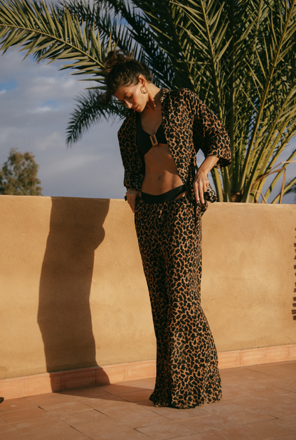 St. Barts Pantolonolon - Leopar Desen
