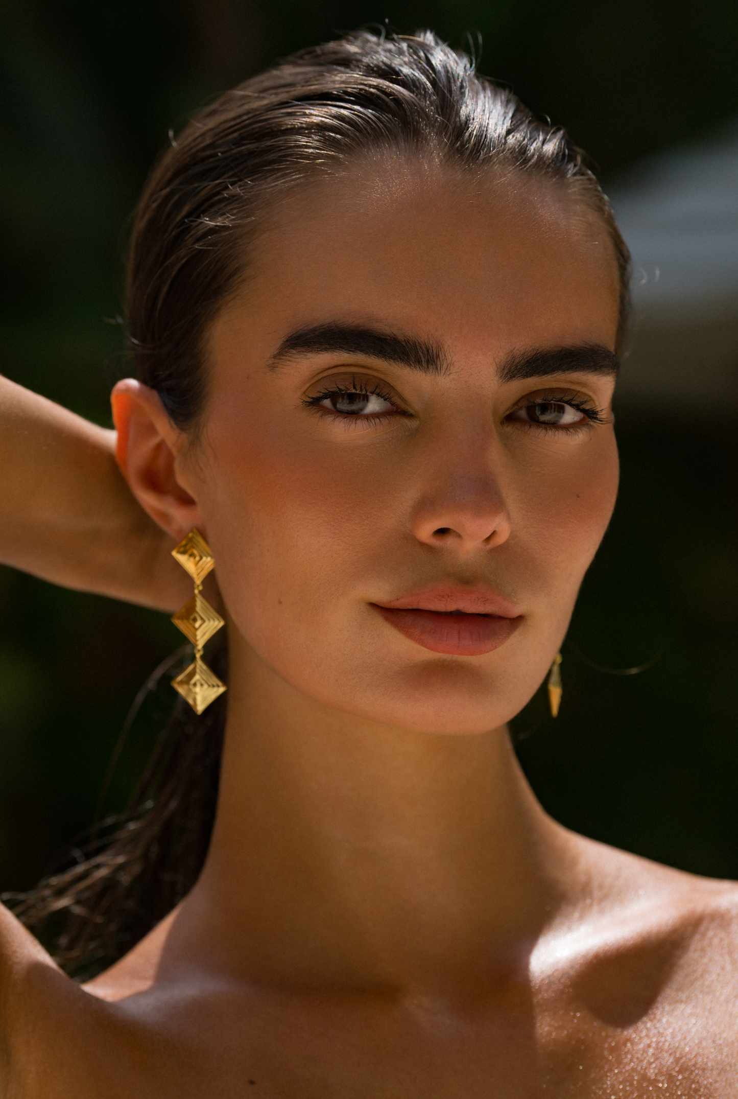 ATD x Daisy Strata Triple Sallantılı Küpe