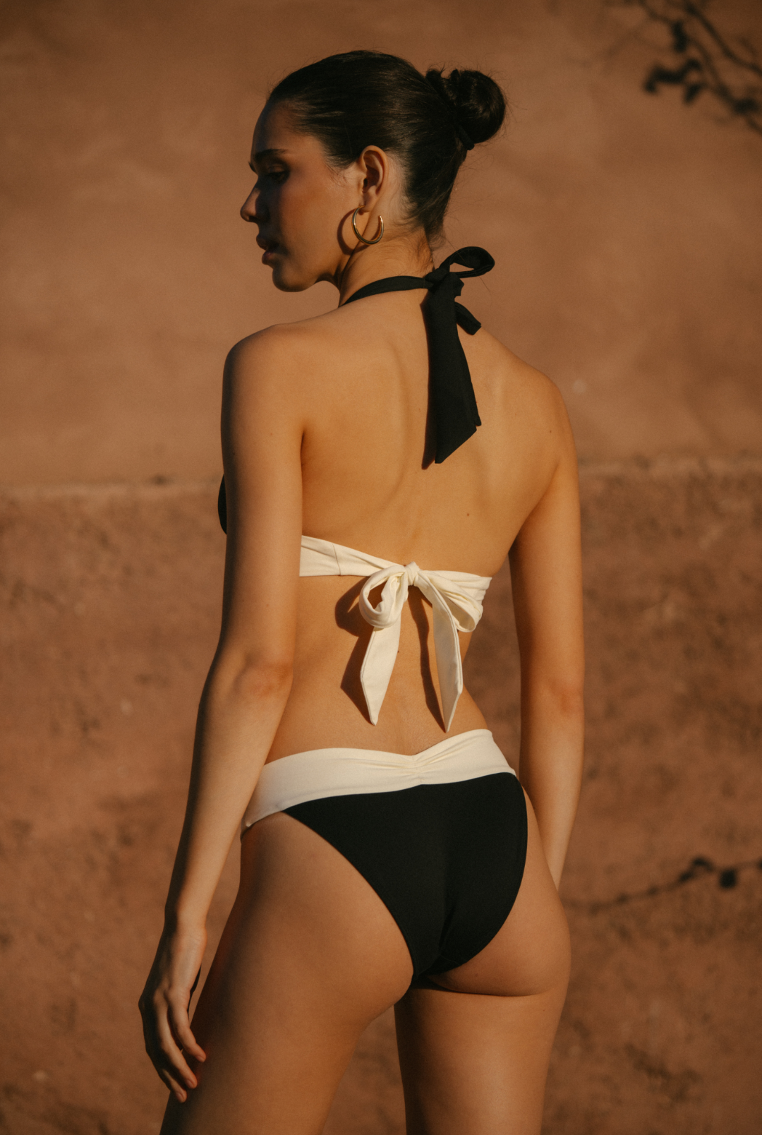 St Kitts Bikini Üstü - Siyah/Fildişi PYRATEX®