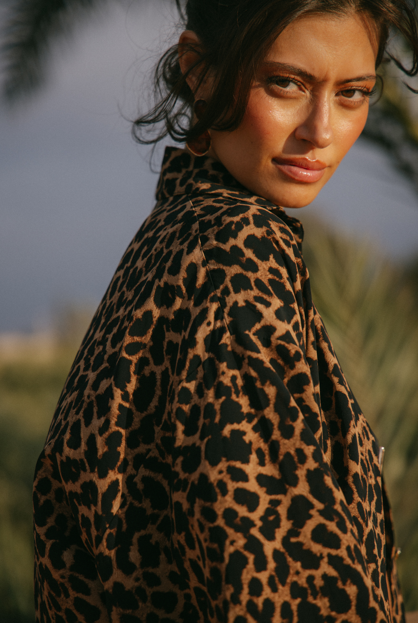 St Barts Gömlek - Leopar Desen