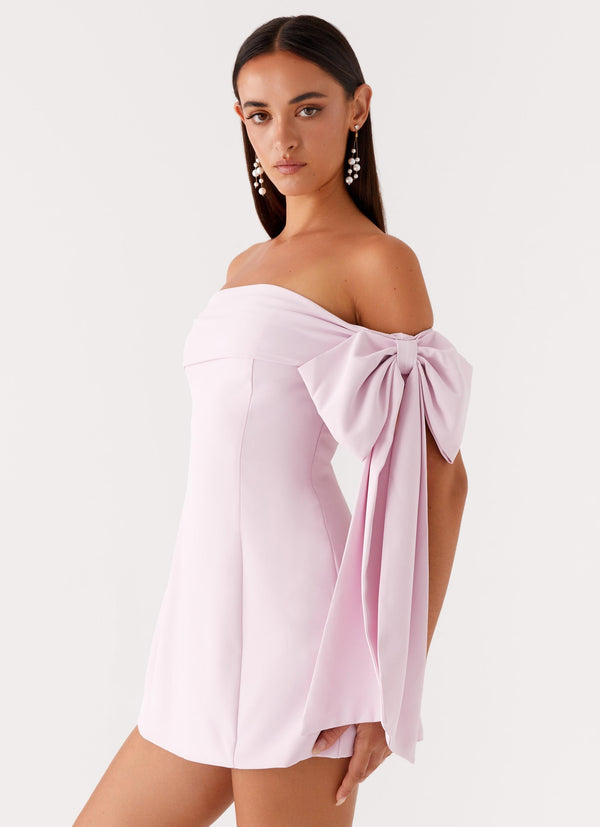 Akari Mini Elbise - Pembe