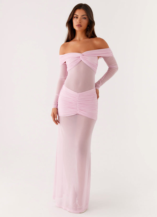 Alter Ego Maxi Elbise - Pembe