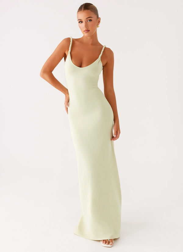 Anastasia Maxi Elbise - Sage