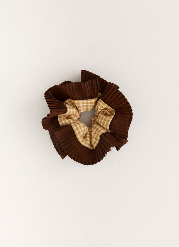Angeline Scrunchie - Kahverengi