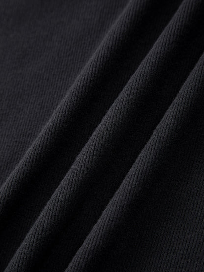 Düşük Omuzlu Bağcıklı Kapüşonlu Elbise