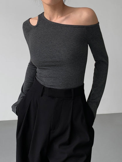 Slinky Kesikli Örgü Üst