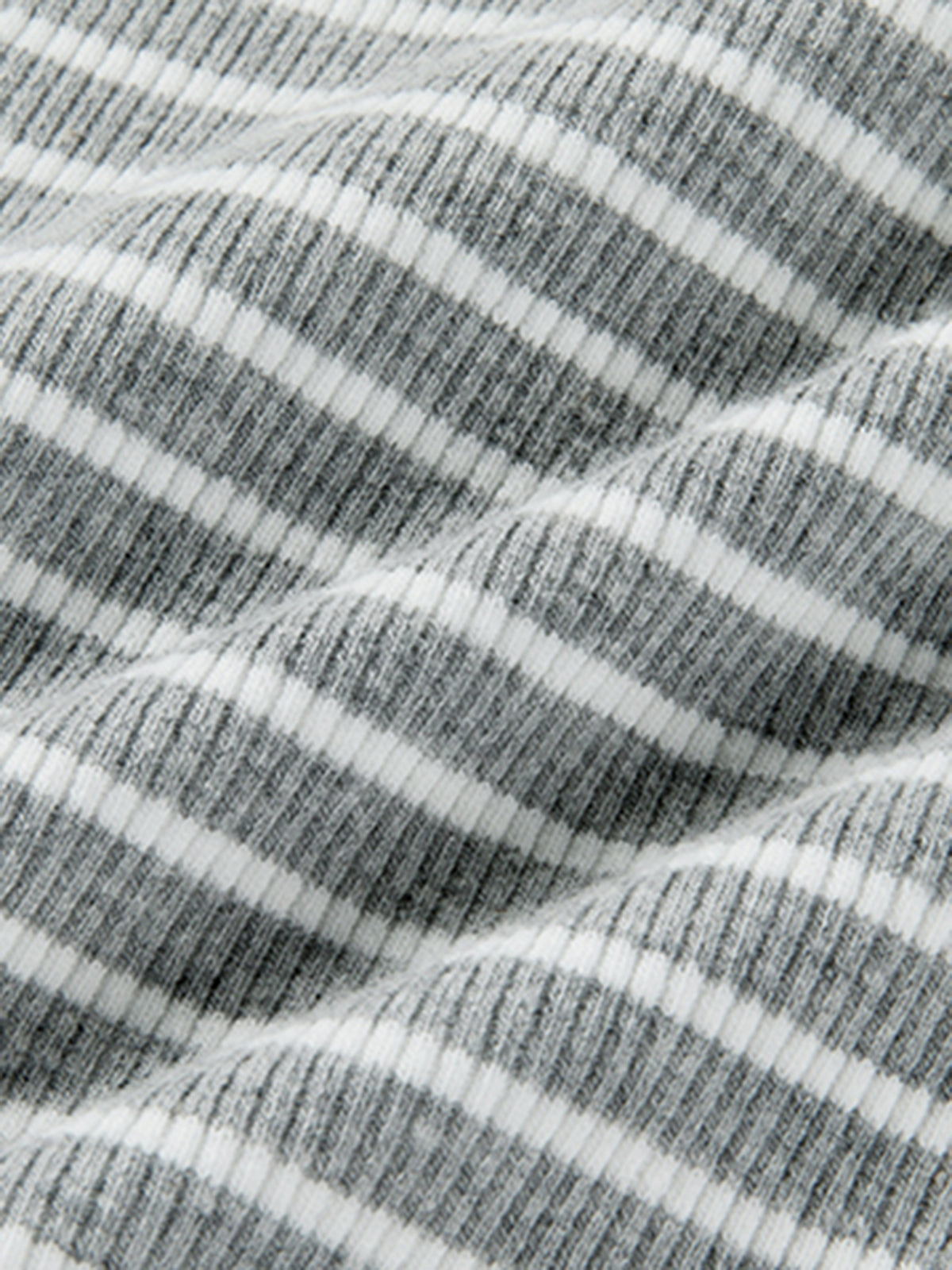 Açık Sırtlı Çizgili Uzun Kollu Bodysuit