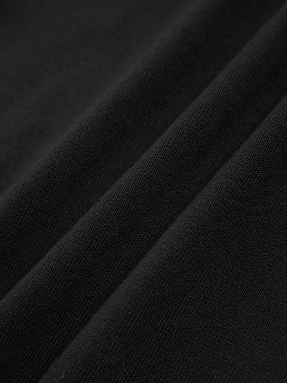 Kontrast Kesim Düğmeli Kaburga Gömlek