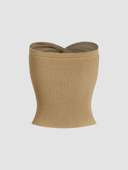 Tatlım Bükümlü Yivli Kırpılmış Tüp Askısız Üst