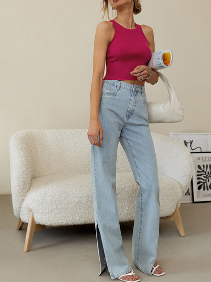 Düz Kaburgalı Kazak Yelek