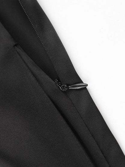 Büyük Boy Saten Geniş Paça Pantolon