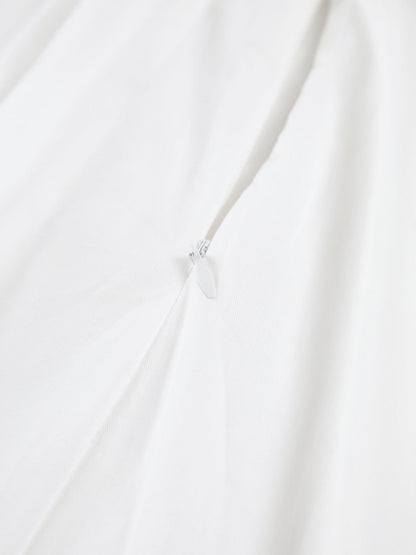 Cowgirl Estetik Yarı Şeffaf Fermuarlı Uzun Etek