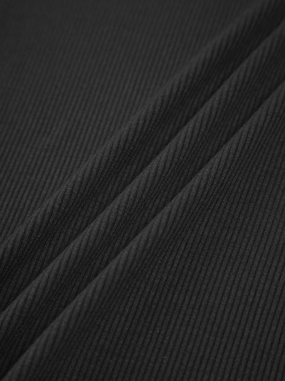 Düğmeli Uzun Kollu Kısa Gömlek