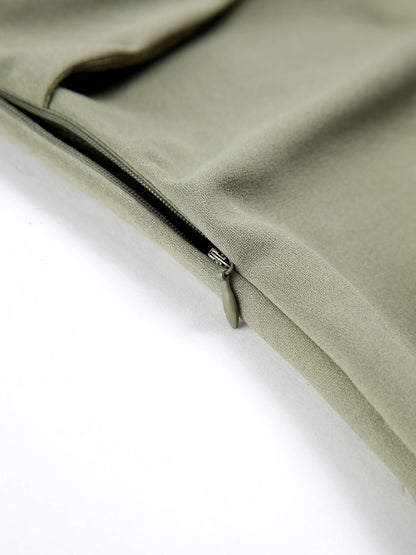 U-Halka Kesikli Fermuarlı Tüp Üst