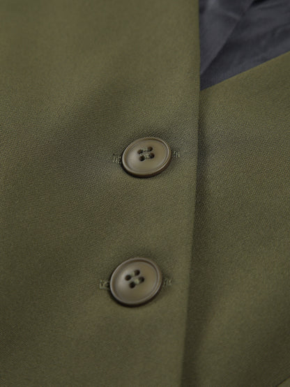 Sizin İçin Yapılmış Asimetrik Düğmeli Yelek